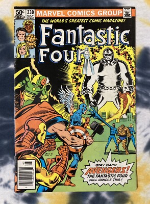 FANTASTIC FOUR #230 (1981) - Marvel Comics / VF- / Origin of Ebon Seeker