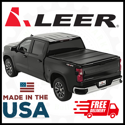 Leer Hard Tri-Fold Tonneau Cover | For 2016-2023 Toyota Tacoma