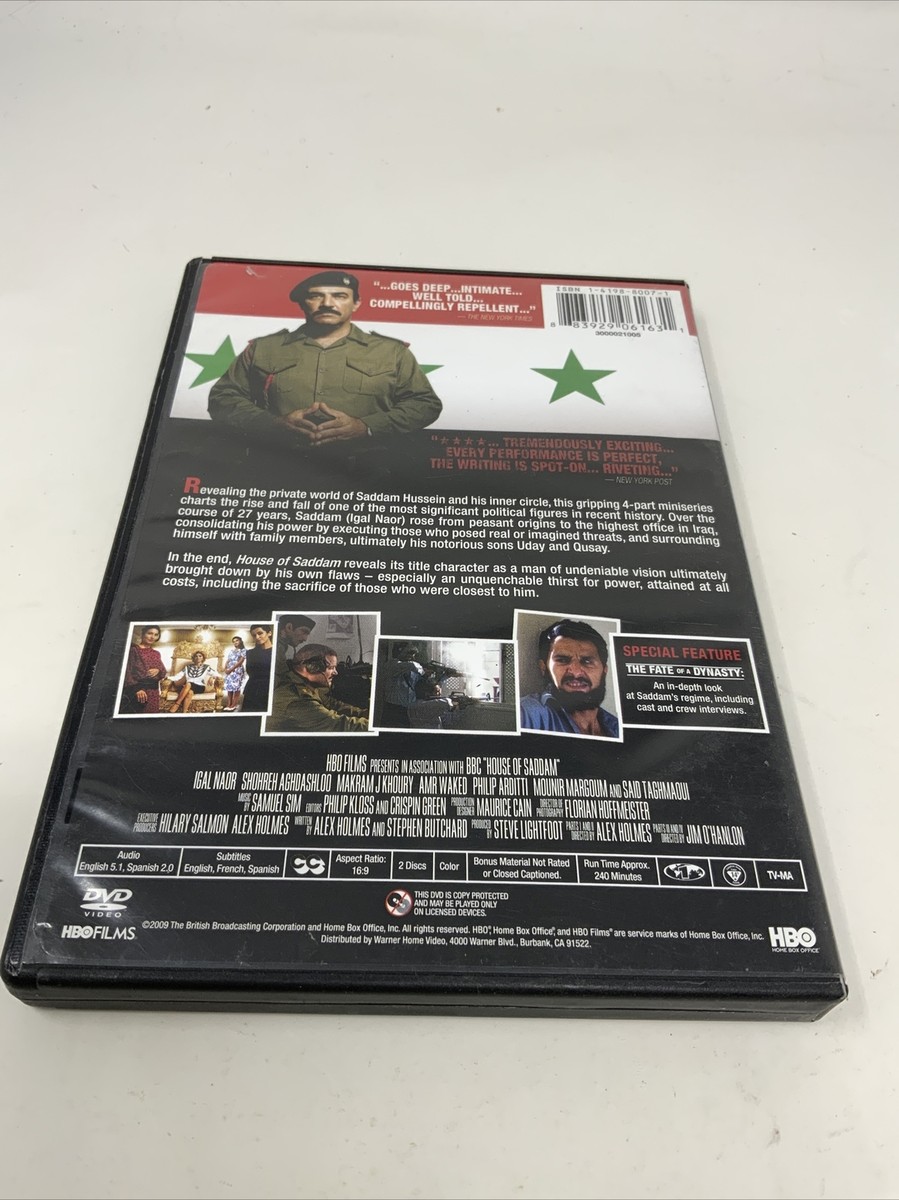 House of Saddam (DVD, 2-Disc Set) 883929061631| eBay