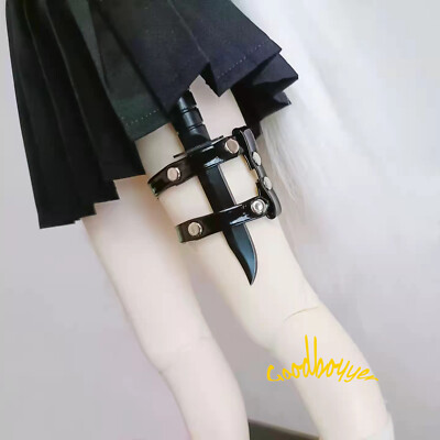 dagger garter belt Leather Ornate Dagger Garter Holster – Outcast Props main image 0