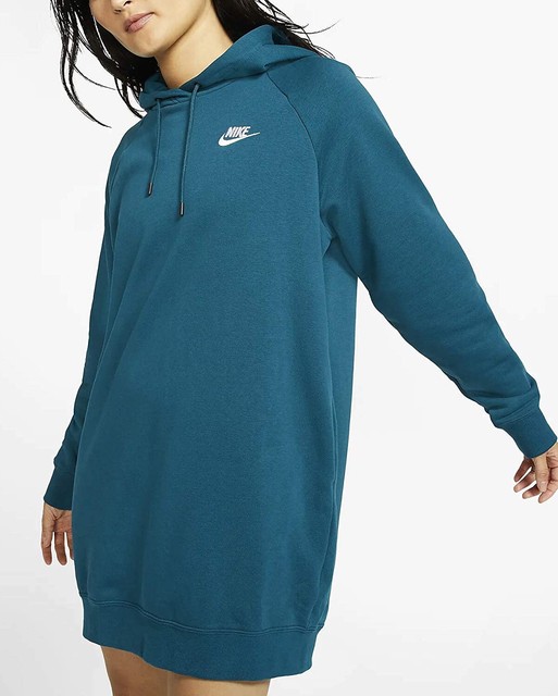 Nike Womens Fleece Hoodie Dress Hooded 