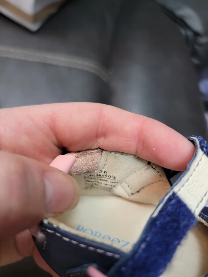 Robeez azul y rosa Mary Janes Foto 2 de 3