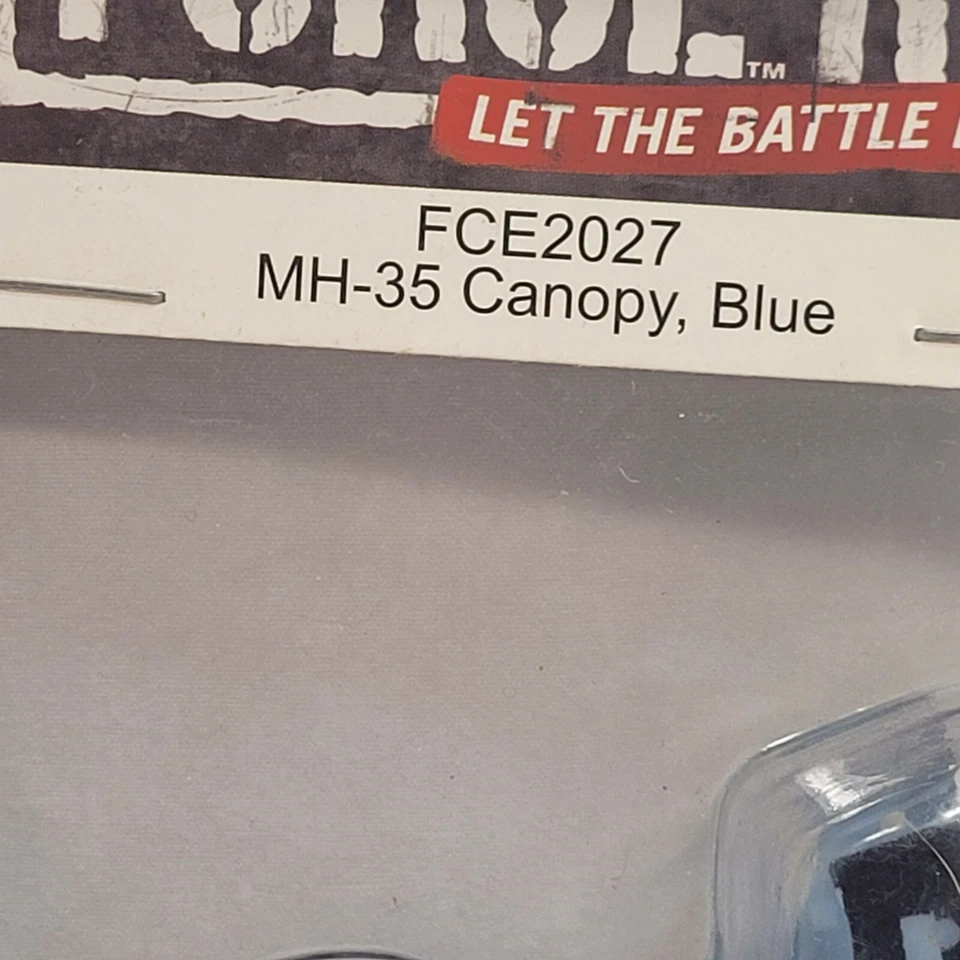 Lot 4 Force RC FCE2127 MH-35 Canopy Blue Body Tail Section + Up Main Blades 2021 - Image 4 of 4