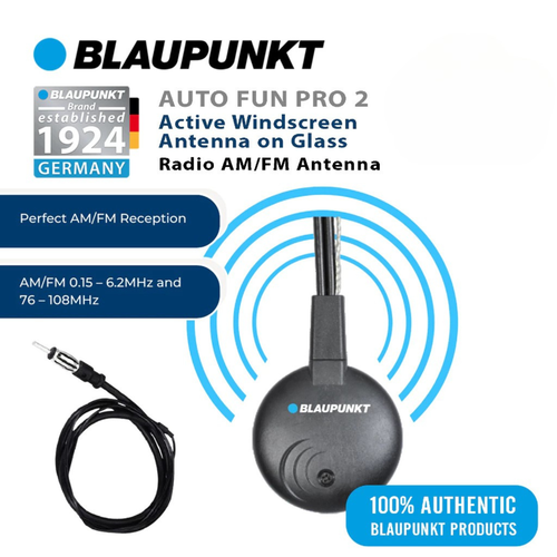 Blaupunkt Auto Fun Pro 2 Radio AM/FM Active Windscreen Car Antenna Reception - Picture 3 of 15