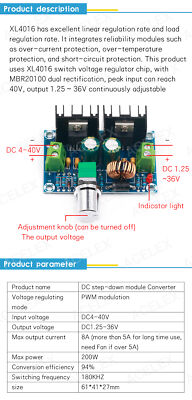 Step Down O Convertitore Regolabile DC-DC