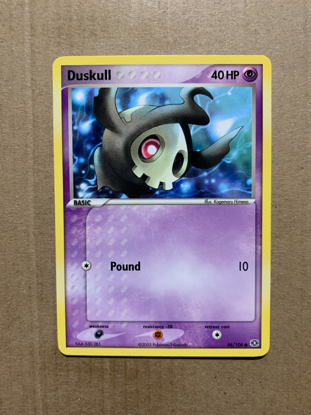 Duskull 46/106 EX Emerald - Common Pokemon Card - NM/Mint