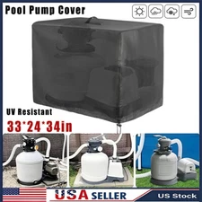 Pool Filter Sand Cylinder Cover Waterproof Pool Pump Sand Filter Winter Cover