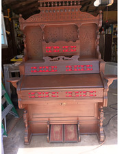 Vintage Estey Reed Organ with Pedal 135 years old