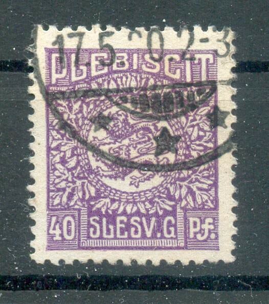 Schleswig 9I Abart Gest. 130EUR (E7476