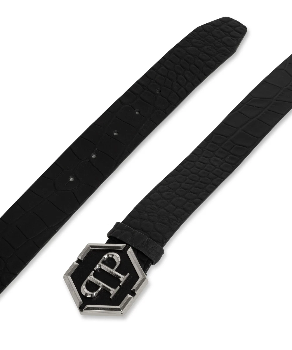 Philipp Plein belt men hexagon FACA-MVA0842-PLE010N_0291 Black