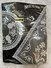 Vtg Janlynn Corp. Charmin Net Darning Kit New Old Stock Daffodil Runner