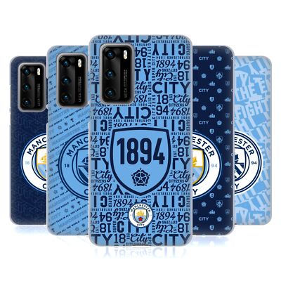 OFFICIAL MANCHESTER CITY MAN CITY FC PATTERNS SOFT GEL CASE FOR HUAWEI PHONES 4