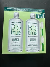 Biotrue Multi-Purpose Contact Lens Solution, 34 Ounces Clean Disinfect Hydrate