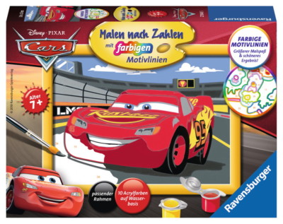 Ravensburger Malen nach Zahlen Classic Sonderserie E Disney Pixar Cars 3 27843
