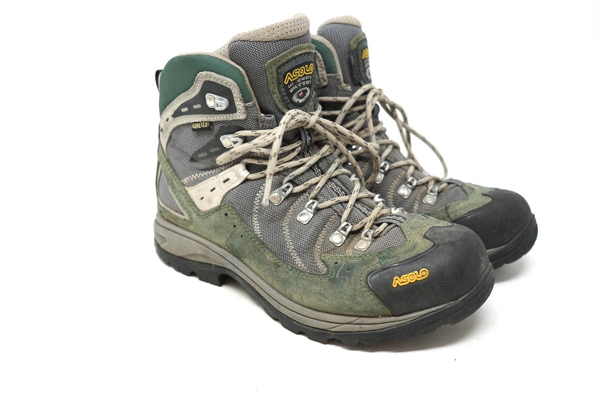 ASolo brown and green suede hiking boots size 9.5 FALCON EVO NBK GV MM - A-Fast Shoes - Asolo main image 3