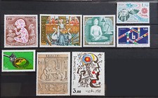 France 1979 - 8 timbres  neufs** YT 2028 2033 2036 2046 2050 2053 2066 2069