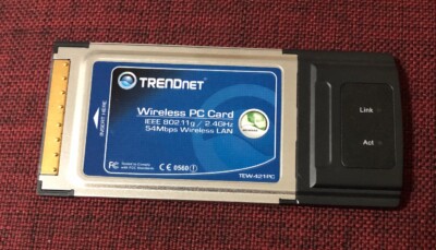 TRENDnet 54Mbps Wireless G PC Card TEW-421PC