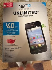 Net 10 LG L34C Wireless Unlimited Talk ,Text, Data. Smart Phone Sealed in Box 