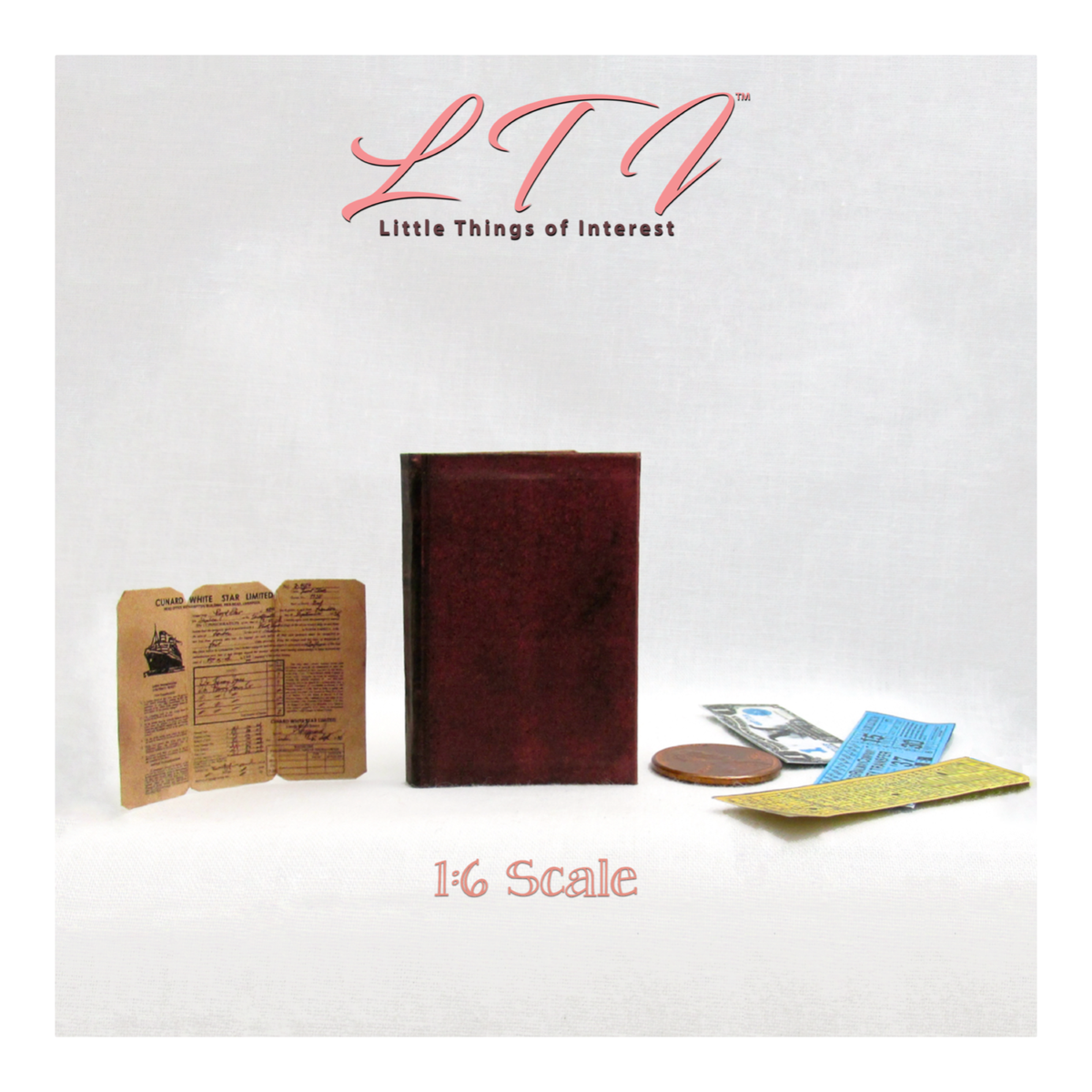 JONES DIARY 1:12 Scale Miniature Readable Illustrated Book INDIANA JONES 6 Pc - Foto 7