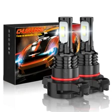 5202/H16 LED Fog Light Bulbs For Chevy Silverado 1500 2500HD 2007-2015 6000K 80W