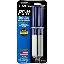 PC-Products PC-11 Epoxy Adhesive Paste, Two-Part Marine Grade, 1oz Applicator