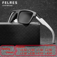 Men Square Tinted Reading Glasses Retro Outdoor Shade Presbyopic Readers New