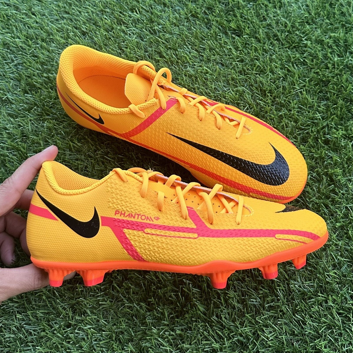 Size 5 - Nike Phantom GT2 Academy FG Futbol Soccer Cleats Yellow
