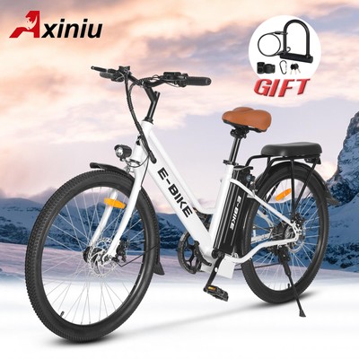 E-Bike 26'' Electric Bike for Adults 750W Motor City Bicycle -Commuter Ebike USA