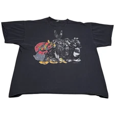 Vintage 1993 Sun Sportswear Looney tunes Faded Shirt Adult 2XL