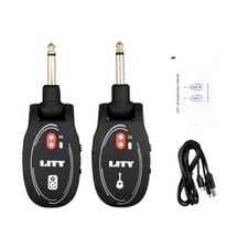 Wireless Guitar System Transmitter Receiver Rechargeable