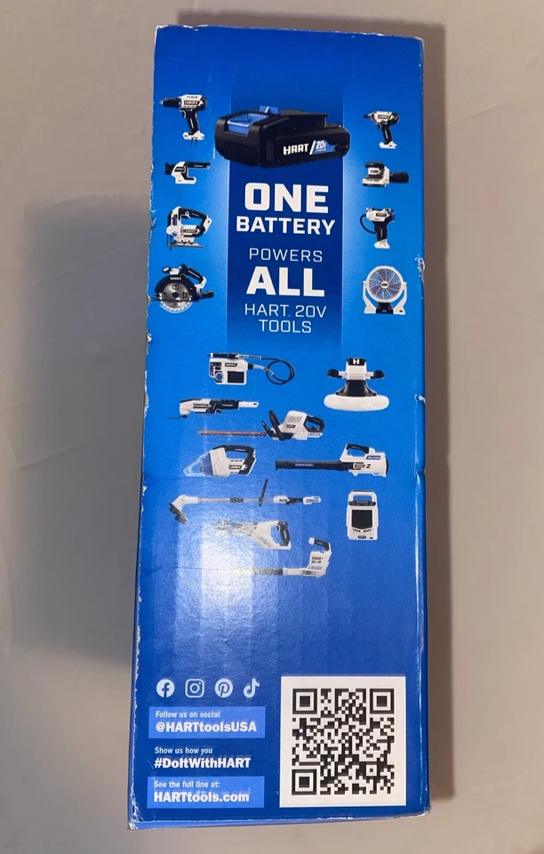 HART HPIW50 20V System 3/8 inch Impact Wrench LED Light 2.6 Lbs BRAND NEW In Box - Image 4 of 4