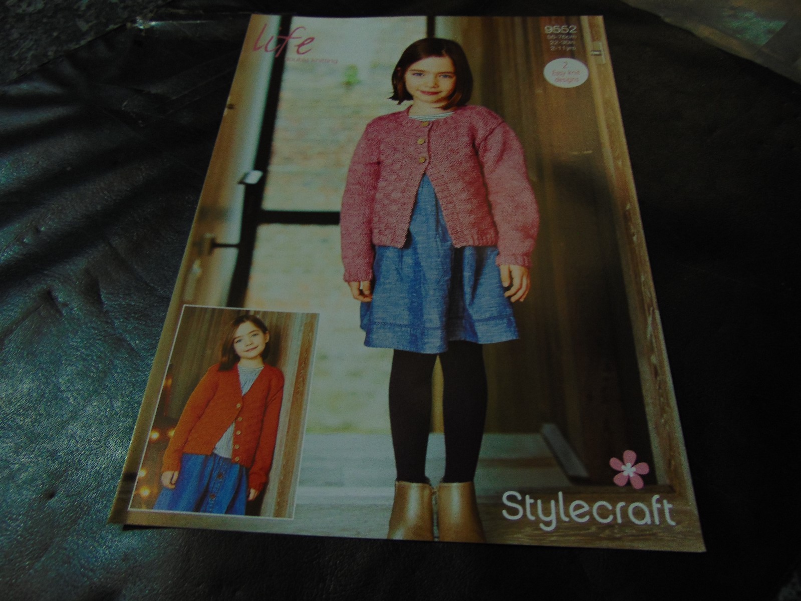 Stylecraft Girls Double Knitting Pattern 9552 22 - 30 ins (2 Designs) Cardigans