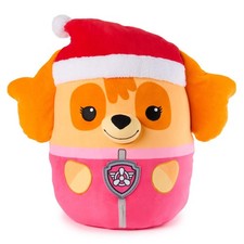 PAW Patrol Winter Holiday Skye Squish Plush, 12 in