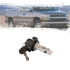 Ignition Switch Lock Cylinder W/Keys For Chevrolet Silverado Sierra 99-02 T