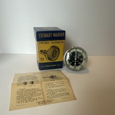 Stewart-warner Portable Tachometer Model 757-w
