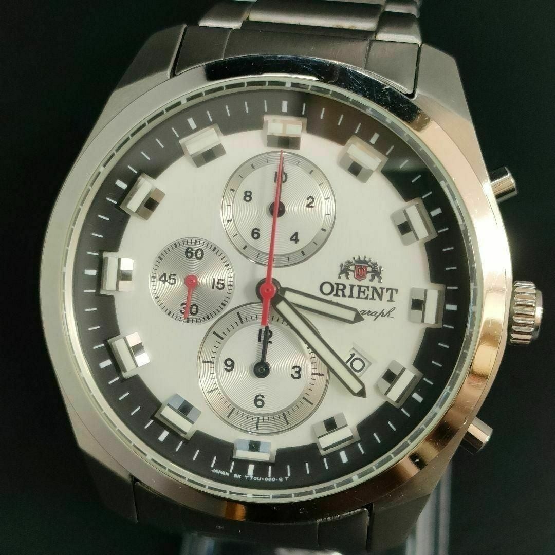 Excellent Condition ORIENT Orient White Silver Qu… - image 2