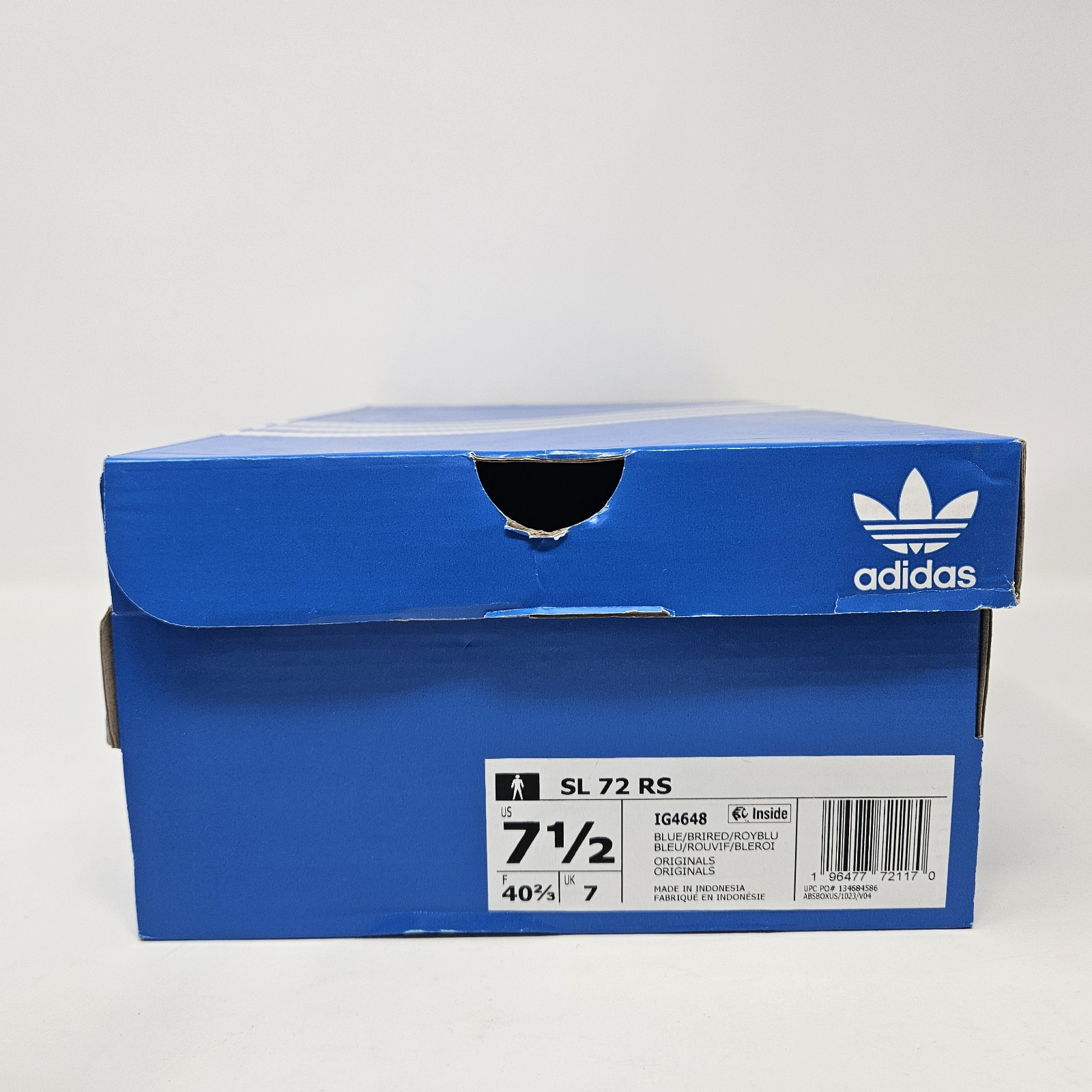 Adidas SL72 'Blue/Bright Red' Casual Sneakers / IG4648 / Men's Size 7.5