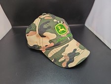 John Deere camo Toddler child size hat farmer tractor a b g h elastic back