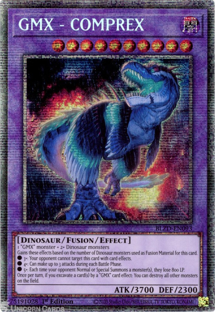 BLZD-EN093 GMX - COMPREX : Starlight Rare 1st Edition Mint YuGiOh Card
