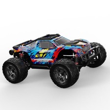 1:10 Brushless RC Truck 31MPH, 4WD Off-Road Car w/2.4GH, 2 Batteries,262ft Range
