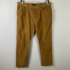 J Crew Flex Straight Leg Corduroy Pants Mens 38x32 Brown