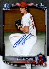 2025 Bowman Draft #CPA-CS Chase Shores Chrome Prospect Autographs