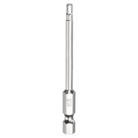"H3.0 Sechskant-Schraubendreher-Bit 3.0Mm Flachspitze 1/4\" Schaft 75Mm Magnetisch"