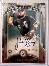 2022 Topps Museum Collection Archival Auto 67/299 Jake Burger #AA-JB
