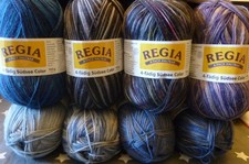 Regia 4 Ply Sudsee Colour x 100g ~ 4 Ply Multicoloured Sock yarn ~ Choose Colour