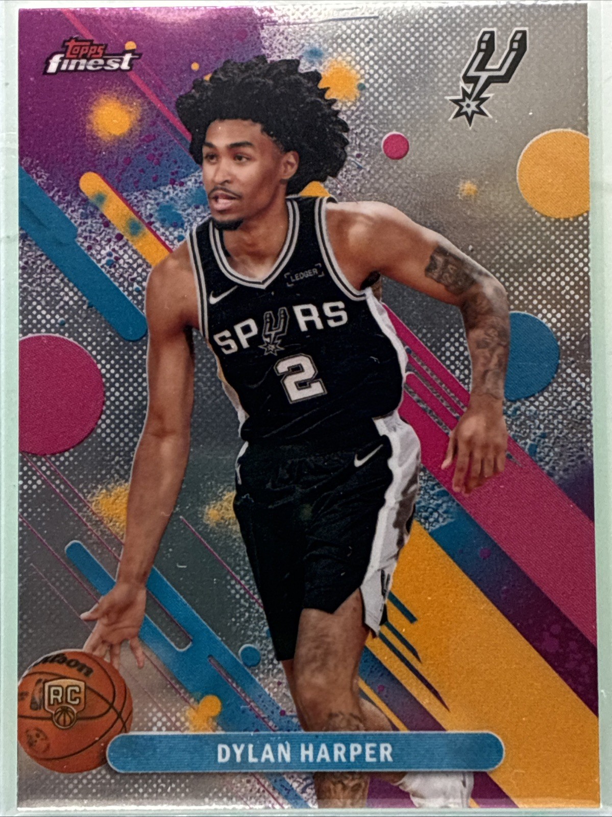 2025-26 Topps Finest - Common Dylan Harper #2 (RC)