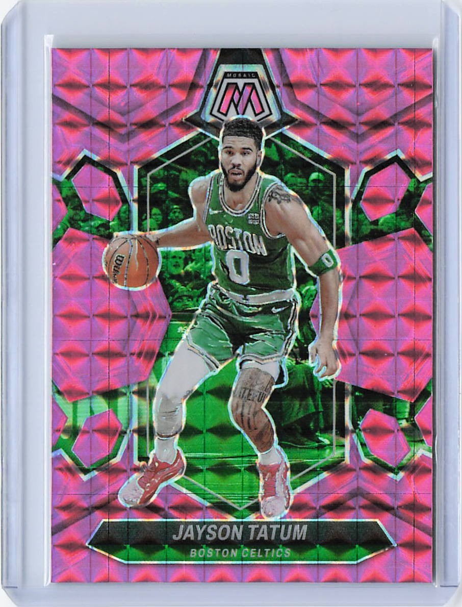 2023-24 Mosaic- Jayson Tatum #147 Pink Mosaic 126/149
