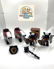 (L-1/DK) Lego Duplo Ritter Drachenritter Pferde Aus 4864 Und 4777