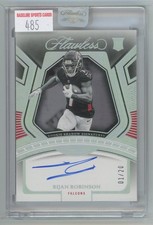 2023 Flawless #RS-BRO Bijan Robinson Rookie Shadow Signatures Auto Silver /20