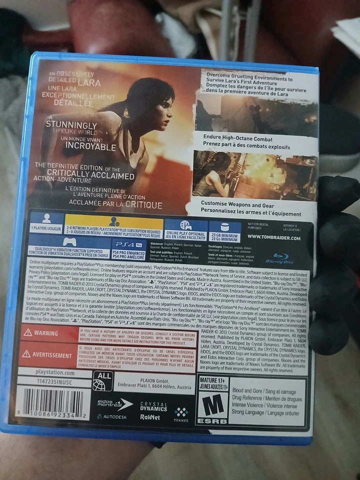 Tomb Raider Bundle PlayStation 4 New Sealed *Read Description* - Image 2 of 4